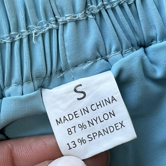 2 Luogongzi Womens Flowy Running Skorts Gym Yoga Activewear Shorts Pink / Blue S - Picture 13 of 13